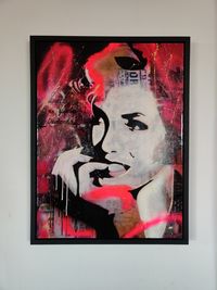 Marilyn &euro; 995,= including frame 64x84cm